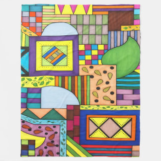 Couverture Polaire Blocs chevauchés