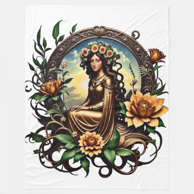 Couverture Polaire Blossom (Devant)