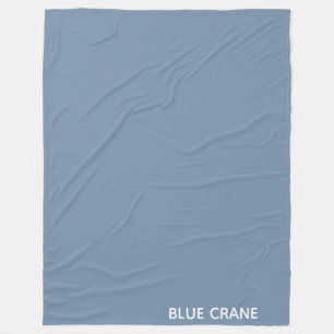 Couverture Polaire Blue Crane bleu color