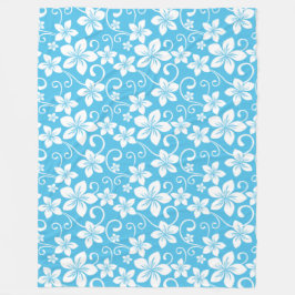 COUVERTURE POLAIRE BLUE HAWAII PATTERN (BLUE)