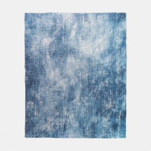 Couverture Polaire Blue Jeans Denim, Arrière - plan texturé.