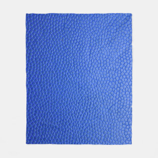 Couverture Polaire Blue leather skin texture skin