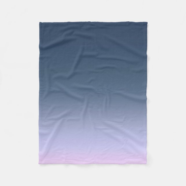 Couverture Polaire Blue-pink ombre (Devant)