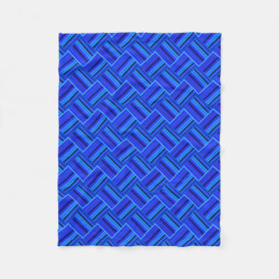 Couverture Polaire Blue stripes