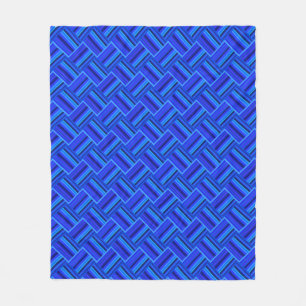 Couverture Polaire Blue stripes