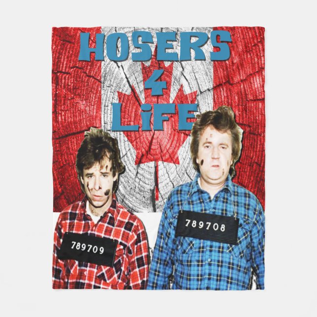 Couverture Polaire Bob et Doug McKenzie - Hosers 4 Life (Devant)