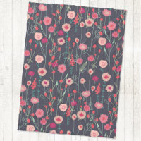 Boho floral foncé
