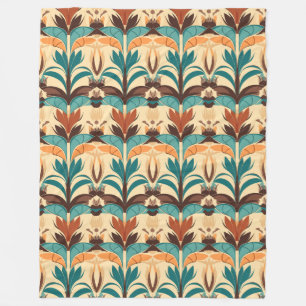 Couverture Polaire Boho moderne du milieu du siècle