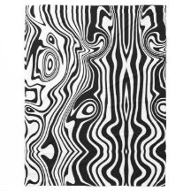 Boho moderne noir et blanc Motifs bandes animal