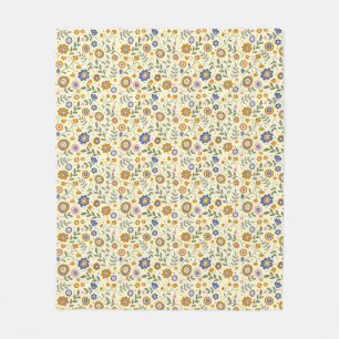 Couverture Polaire Boho motif 01,w Lyellow BG