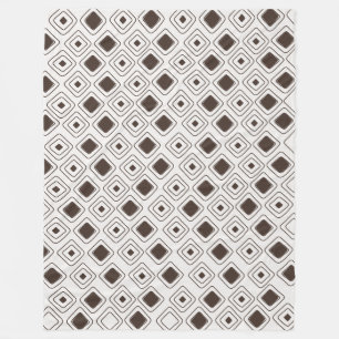 Couverture Polaire Boho Soft Neutral Tribal Motif Aztèque géométrique