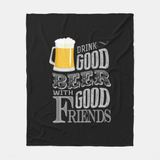 Couverture Polaire boire une bonne bière avec un bon ami