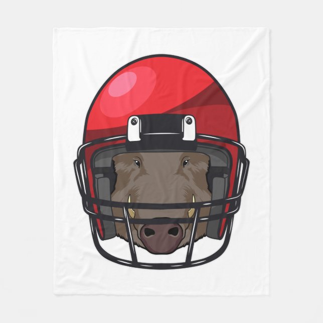 Couverture Polaire Bois de football Sports (Devant)
