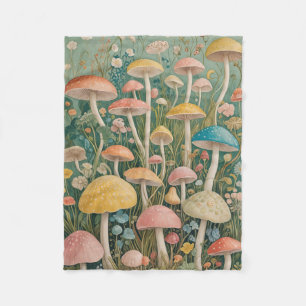 Couverture Polaire Bois enchanté