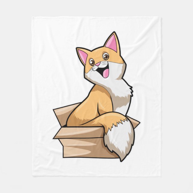Couverture Polaire Boîte à chat (Devant)