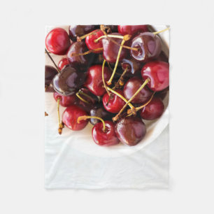 Couverture Polaire bol de cerises