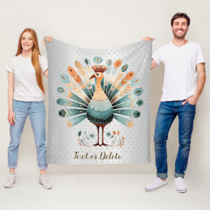 Couverture Polaire Bon thanksgiving Colorée Turquie Golden Stars