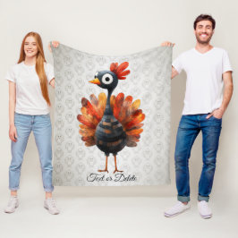 Couverture Polaire Bon thanksgiving mignon Bébé coloré Turquie