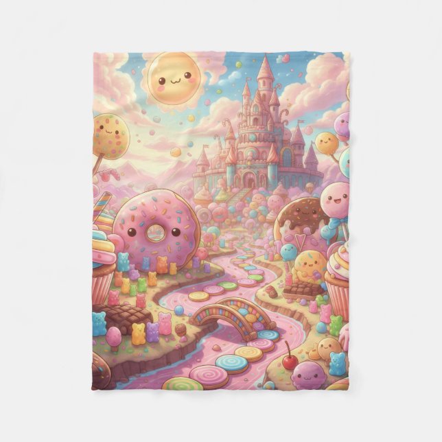 Couverture Polaire bonbon (Devant)