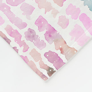 Couverture Polaire Bonbon Pastel Abstrait