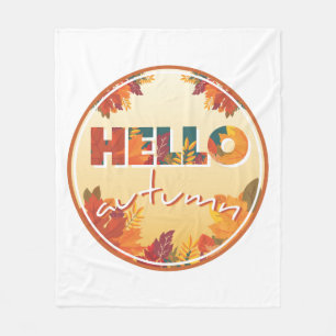 Couverture Polaire Bonjour automne
