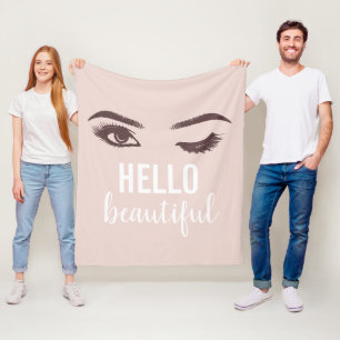 Couverture Polaire Bonjour Beau Lashes Artiste de maquillage Eyelash