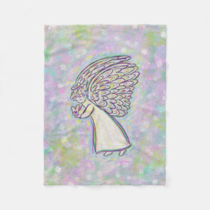 Couverture Polaire Bonnes choses Guardian Angel Custom Fleece Blanche