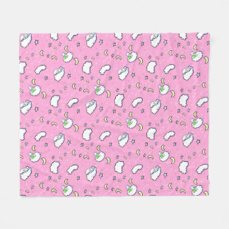 Couverture Polaire Bonsoir Westies KiniArt Fleece Blanket