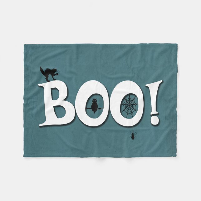 Couverture Polaire Boo ! (Devant (Horizontal))