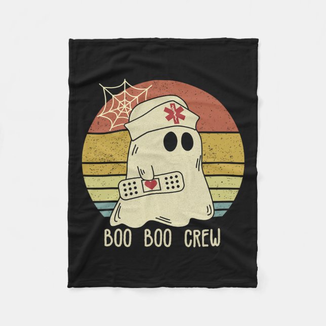 Couverture Polaire Boo Boo Infirmière D'Équipage Infirmière D'Hallowe (Devant)