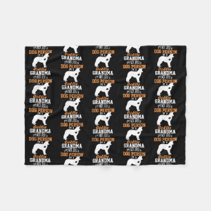 Couverture Polaire Bordure Collie Grandma Cadeaux Collie Amoureux des