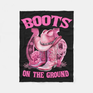 Couverture Polaire Bottes sur le terrain country western cowboy cowgi