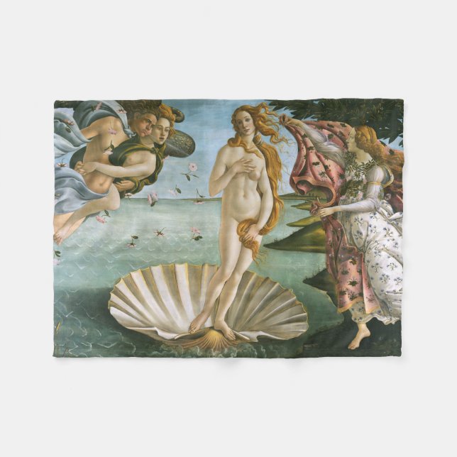 Couverture Polaire Botticelli Naissance de Vénus Renaissance Art (Devant (Horizontal))