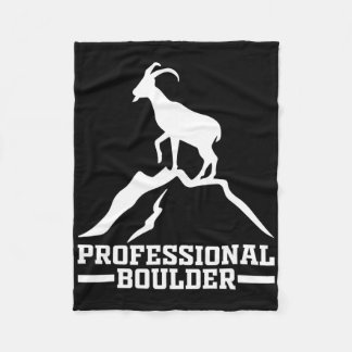 Couverture Polaire Bouldering Mountain Climber Boulder Funny Rock Cli