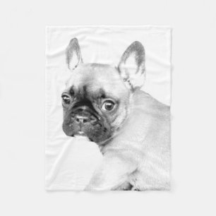 Couverture Polaire Bouledogue français