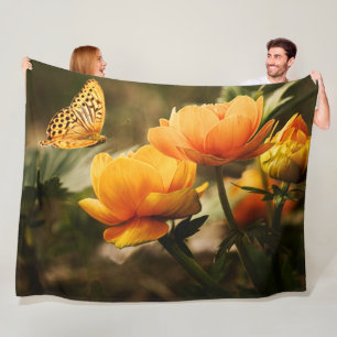 Couverture Polaire BOUTEILLE et FLEUR