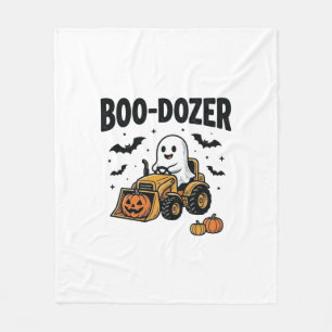 Couverture Polaire Bouteur fantôme Halloween Design de bouteur_1