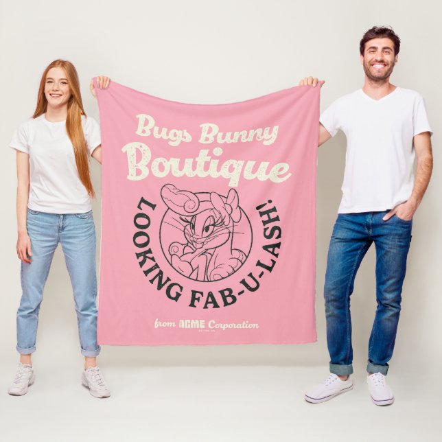 Couverture Polaire Boutique BUGS BUNNY™ - Fab-U-Lash à l'air ! (En situation)