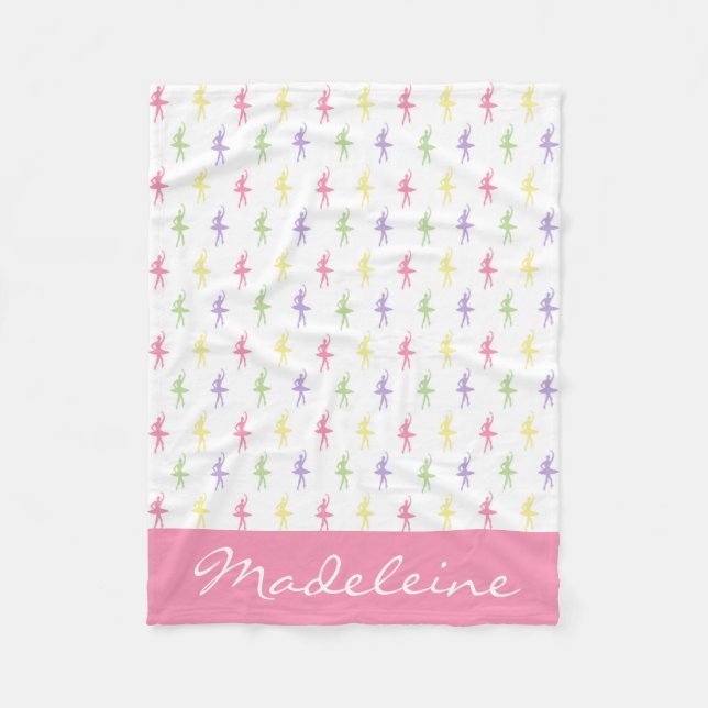 Couverture Polaire Boutique sucrée Ballerinas Personnalisé (Devant)