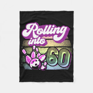 Couverture Polaire Bowling Party Rolling En 60 Bowling Anniversaire