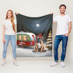 Couverture Polaire Boxe d'hiver Caravan Christmas Adventure