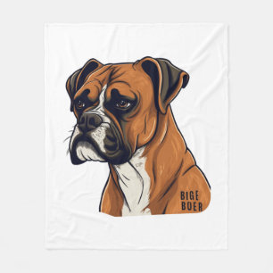 Couverture Polaire Boxer Bark Designs Punchy Graphic designs