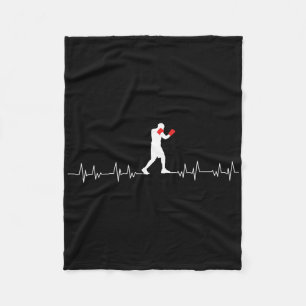 Couverture Polaire Boxer Heartbeat Art Boxer Gants Gym Boxer Boys