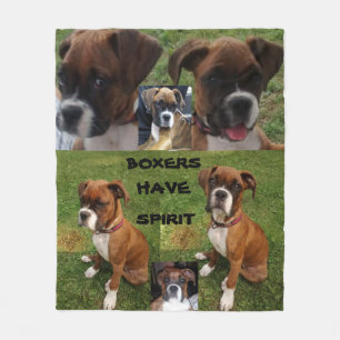 Couverture Polaire BOXERS ONT DE L'ÂME COLLAGE polaire