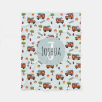 Boys jote pompier Moteur Motif de camion