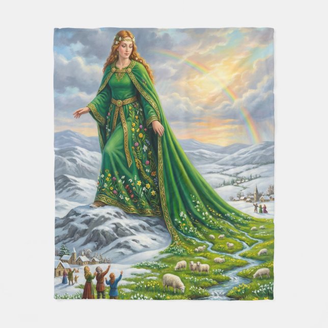 Couverture Polaire Brigid’s Mantle (Bringing the Spring) (Devant)