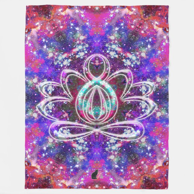 Couverture Polaire Brilliance Zen Lotus (Devant)