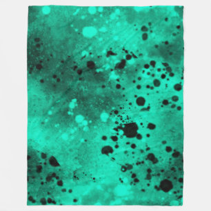 Couverture Polaire Brochure de peinture verte rétro
