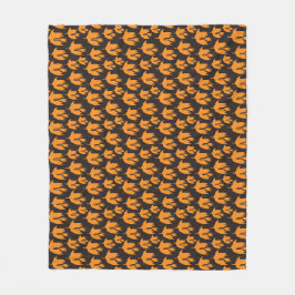 Couverture Polaire Broom Ride nocturne - motif Halloween sans soudure
