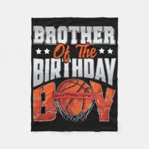 Couverture Polaire Brother Bysketbyll Birthday Boy Family Byller B-da